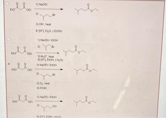 Propose An Efficient Synthesis For The Following Compound Using The Malonic Ester Synthesis Eto A The Transformation A 4