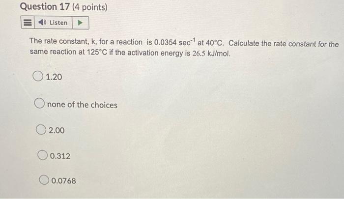 Question 22 4 Points 4 Listen The Product Of The Positron Emission Of 84y Is 39 39 84zr 40 83 Sr 38 38 Onone Of The C 2