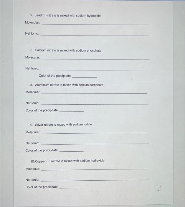 Chm 111 Learning Objectives Students Will Be Able To 1 Predict The Product Of Various Chemical Reactions 2 Use So 3