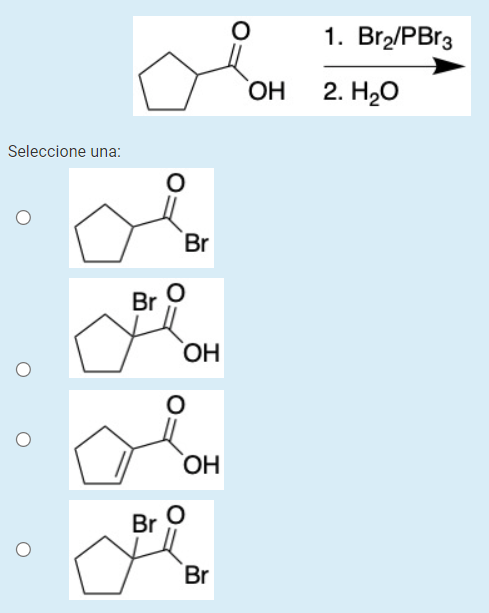 What Is The Product Of The Following Reactions 1