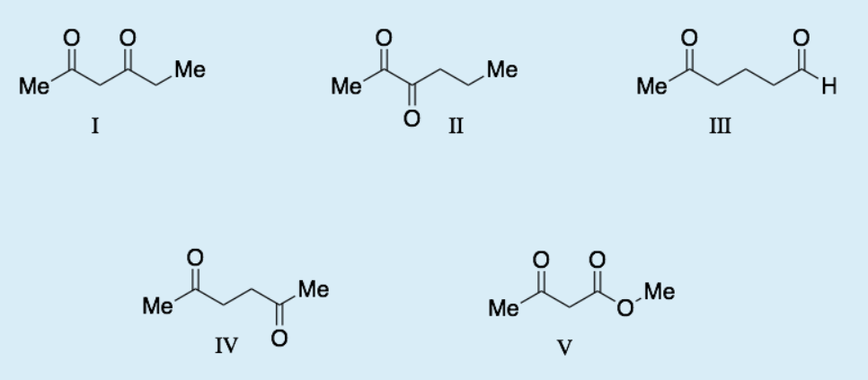 Which Compound Favors Equilibrium Toward The Enol Tautomer Versus The Carbonyl Tautomer Briefly Explain The Choice 1