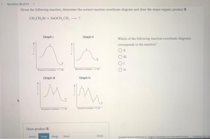Question 30 Of 47 Draw The Main Organic Products Of The Reaction Indicate The Stereochemistry Including All Hydrogen 7
