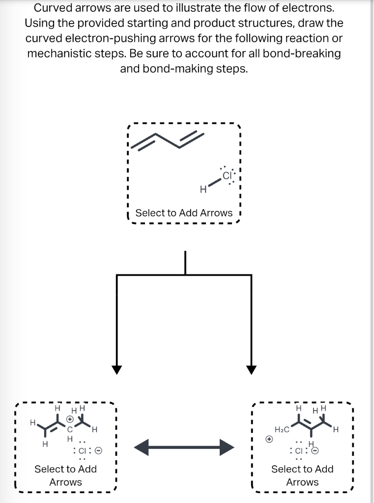 I Curved Arrows Are Used To Illustrate The Flow Of Electrons Using The Provided Starting And Product Structures Draw T 1