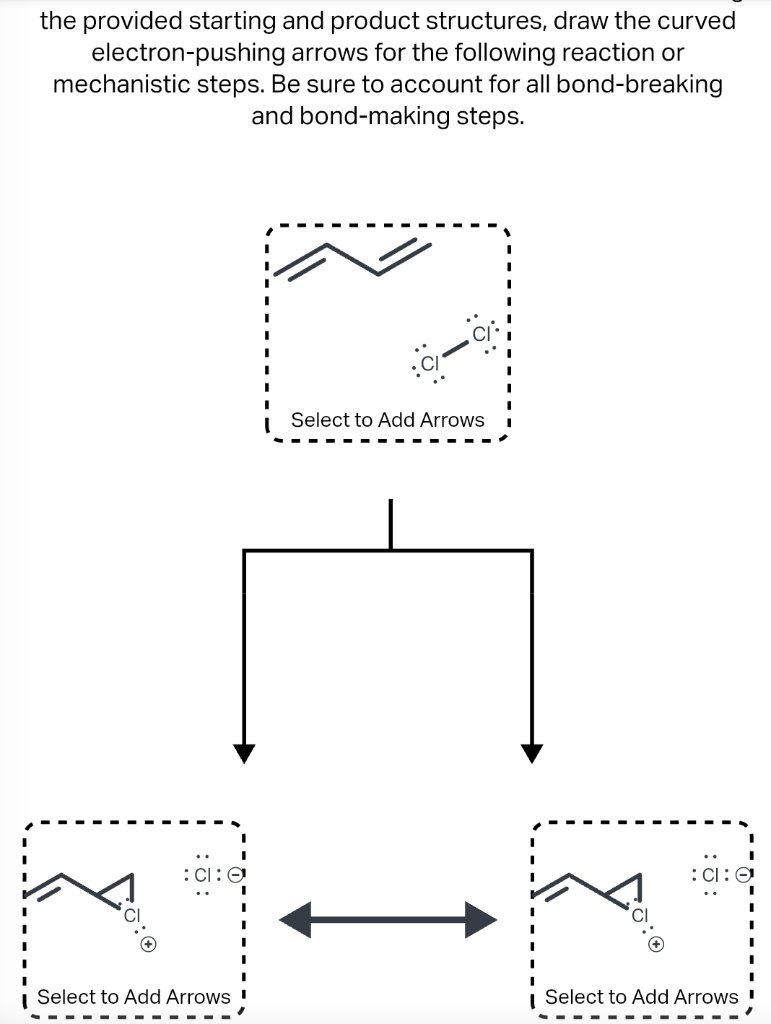 The Provided Starting And Product Structures Draw The Curved Electron Pushing Arrows For The Following Reaction Or Mech 1