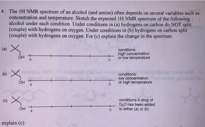 2 How Many Signals Peaks Would You See In The Fully Decoupled 13c Nmr Spectrum For Each Of Following Molecules I E 2