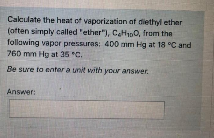What Pressure Is Exerted By 3 92 G O At 30 5 C In A 446 Ml Flask Be Sure To Enter A Unit With Your Answer Answer H 5