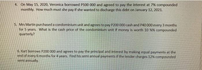 Mrs Martin Purchased A Condominium Unit And Agrees To Pay P200 000