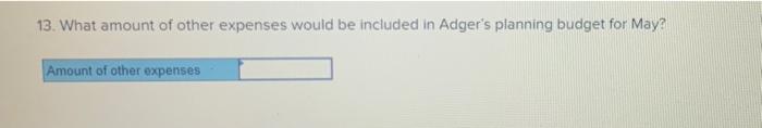 Required Information The Following Information Applies To The Questions Displayed Below Adger Corporation Is A Serv 13