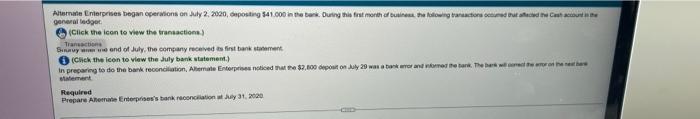 Alternate Enterpres Began Operations On July 2 2020 Posting 41 000 In The Bars During The First Month Of Business T 1