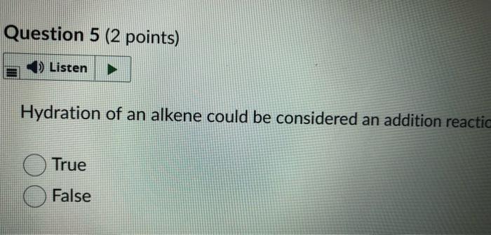 Listen Name The Following Compound H3c H3c Ch3 Paragraph V Br Bi U A Question 2 4 Points 40listen Uae E Question 2 6