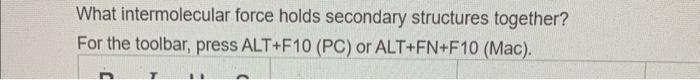 Please Explain How The Structure Of Fibrous Proteins Allows Them To Function As Structural Proteins For The Toolbar Pre 2