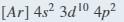 If An Element X Has The Following Electron Configuration Ar 4s2 3d10 4p2 Then The Number Of Valence Electrons Is Ele 1