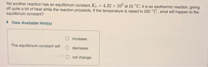Learning Goal For A General Chemical Equation A B C D The Equilibrium Constant Can Be Expressed As A Ratio Of The Conce 3