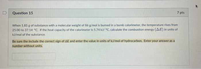 Question 13 7 Pts Instant Cold Packs Contain A Solid In A Pouch Surrounded By Water When The Pack Is Squeezed The Pouc 2