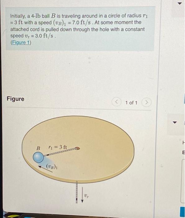 Part A Determine The Ball S Speed At The Instant R2 2 Ft Neglect Friction And The Size Of The Ball Express Your An 2