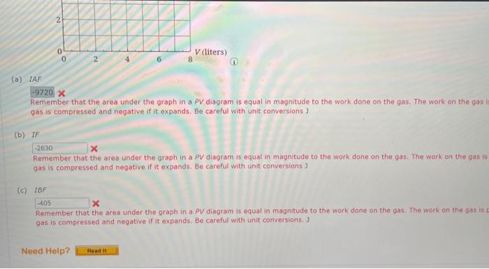 The Pv Diagram Below Represents A Gas That Expands From Point I To Point F Along The Three Different Possible Paths Wha 2