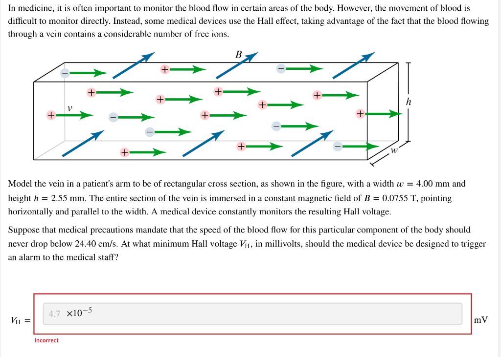 In Medicine It Is Often Important To Monitor The Blood Flow In Certain Areas Of The Body However The Movement Of Bloo 1