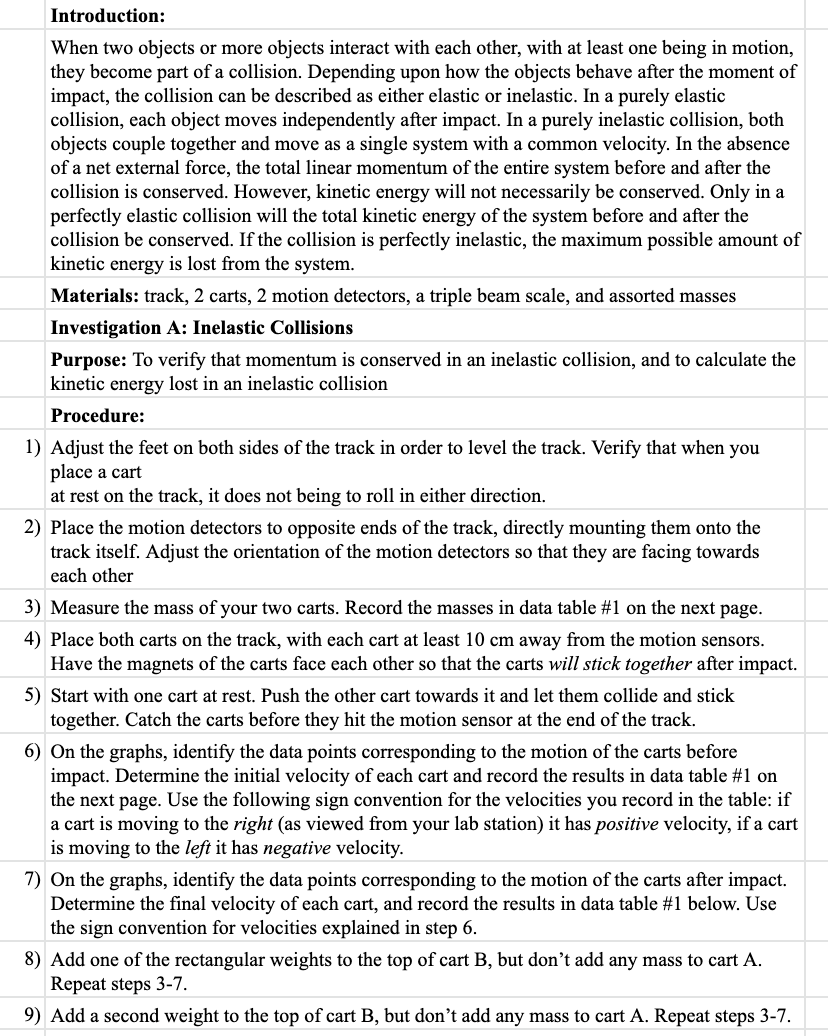 I Need Help With All Of Them Please From Question 1 To 17 Experimental Data Has Been Provided 17 You Should Have Foun 1