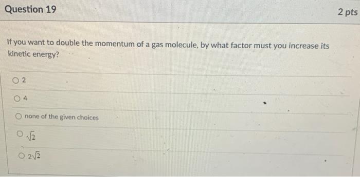 Question 21 2 Pts Four Tiny Charged Particles Two Having A Charge Q And Two Having A Charge Q Are Distributed On The 2