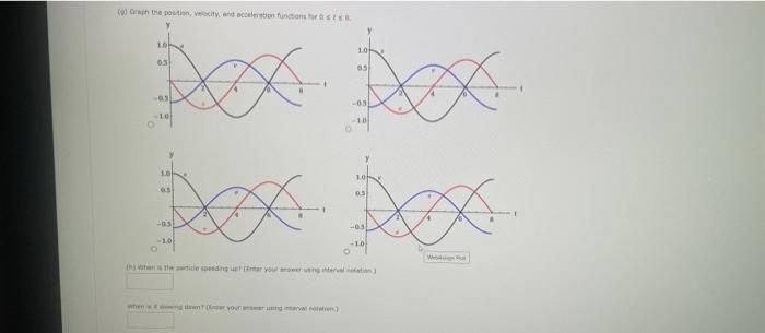 A Particle Moves According To A Law Of Motion S F T 0sts 8 Where T Is Measured In Seconds And S In Feet T Cos X 7