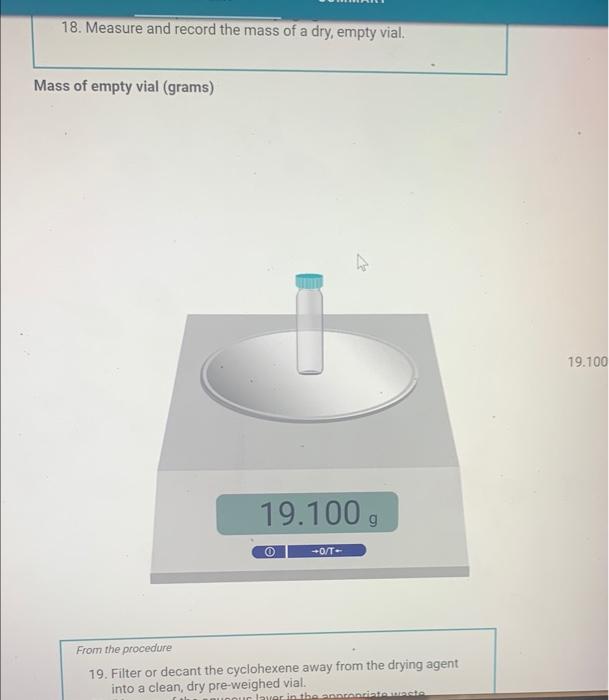 Week 10 Data And Report Submission Dehydration Of An Alcohol 2pts Dehydration Of An Alcohol How Will You Collect Dat 2