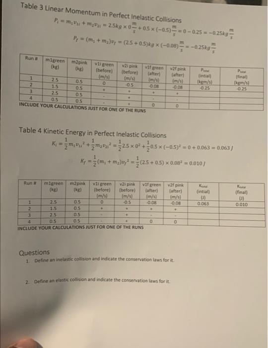 Then Procedure Elastic Inelastic Collisions The Lab Uses The Simulation Included Below Protected View Enable Editing 10