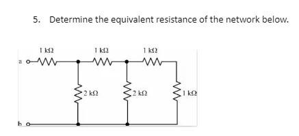 Using Kirchoffs Law Determine The Potential Differences Between The Terminals Of The Three Resistors 3