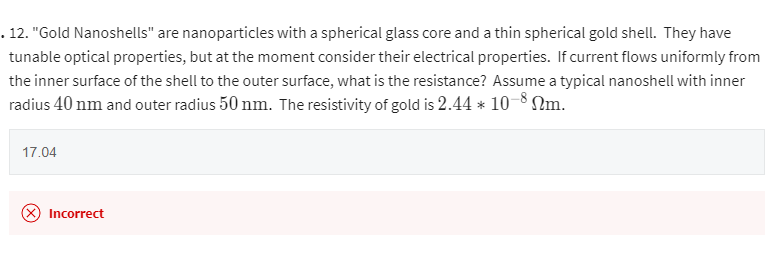 12 Gold Nanoshells Are Nanoparticles With A Spherical Glass Core And A Thin Spherical Gold Shell They Have Tunable 1
