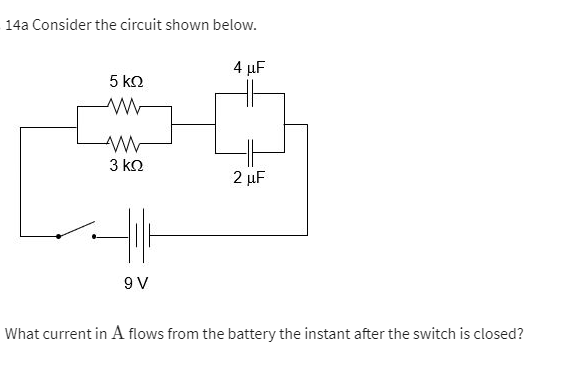 14a Consider The Circuit Shown Below 1