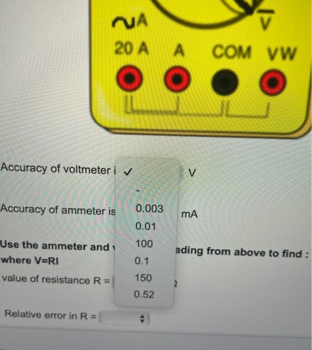 Note The Color Code For The Resistor Color Coding Color Black Brown Red Orange Yellow Green Blue Violet Gray White Gold 6
