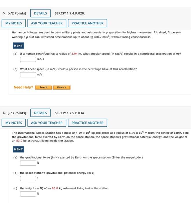 1 2 Points Details Sercp11 7 3 Op 005 Ask Your Teacher Practice Another A Dentist S Drill Starts From Rest And Und 4