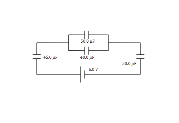 Determine The Charge On The Potential Across And The Energy Stored By Each Capacitor 1