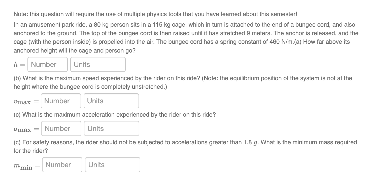 Note This Question Will Require The Use Of Multiple Physics Tools That You Have Learned About This Semester In An Amus 1