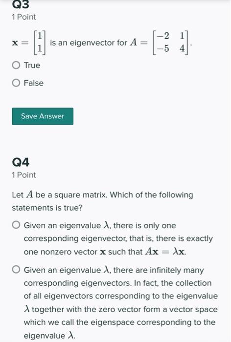 Gradescope Hw19 Q1 1 Point Let U Be A Vector In R How Can We Express The Length Of U In Terms Of Dot Product O U 2