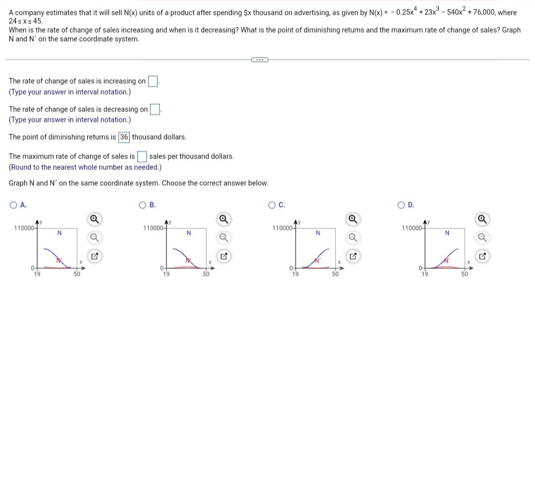A Company Estimates That It Will Sell N X Units Of A Product After Spending X Thousand On Advertising As Given By N X 1