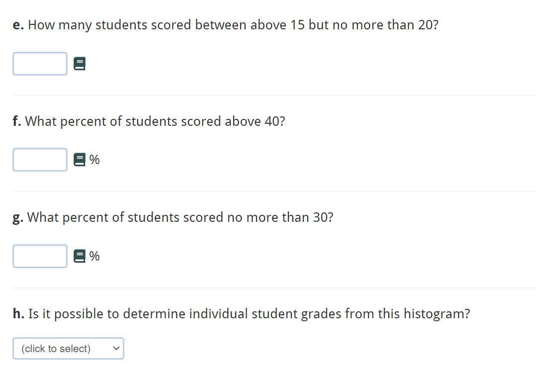 The Histogram Below Summarizes The Grades Out Of 50 Of All Students Who Wrote A Midterm Exam Number Of Students 45 40 3