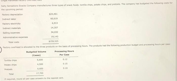 Single Patwiodacty Salty Sensations Snacks Company Manufactures Three Types Of Snack Foods Tortilla Chips Potato Chips 1