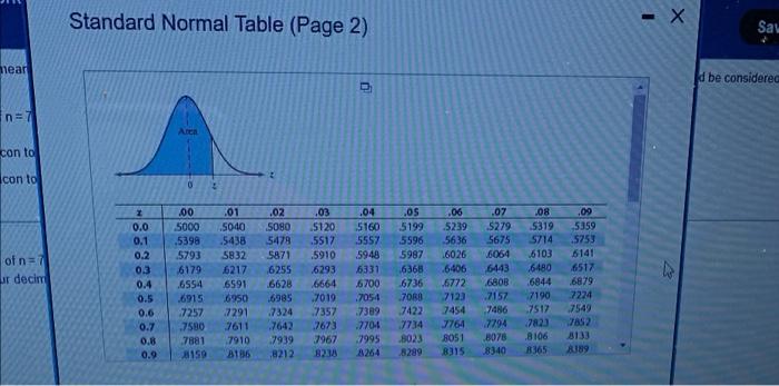 7 Cim Standard Normal Table Page 1 Examp Area Z 13 3 4 3 3 3 2 3 1 3 0 2 9 2 8 2 7 2 6 E 2 5 0 09 08 07 06 0 4