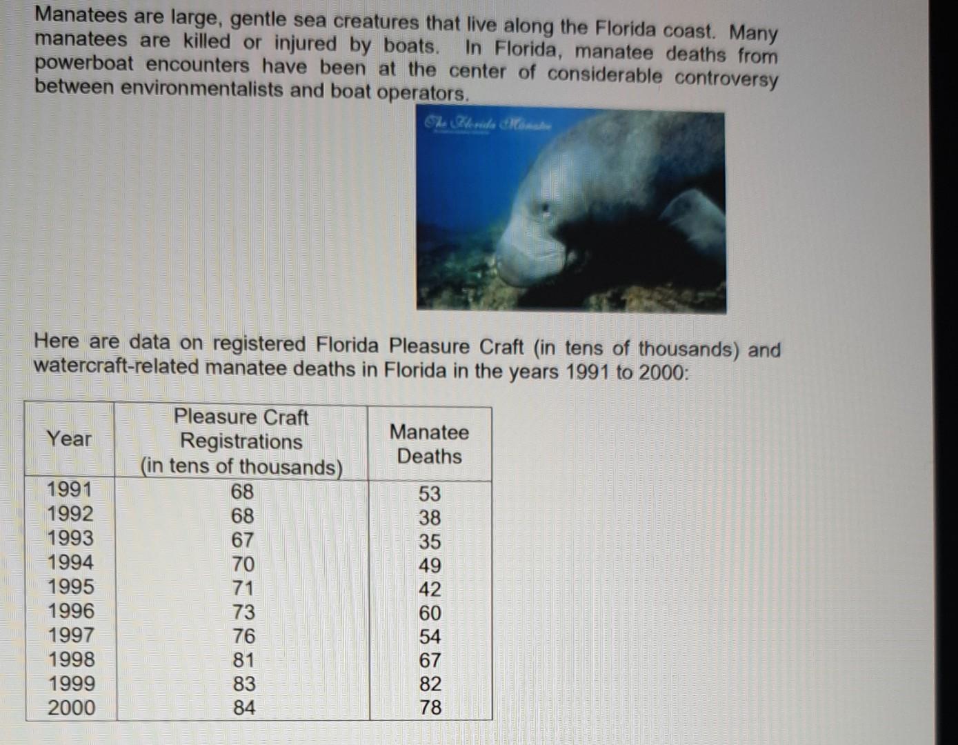 Manatees Are Large Gentle Sea Creatures That Live Along The Florida Coast Many Manatees Are Killed Or Injured By Boats 1