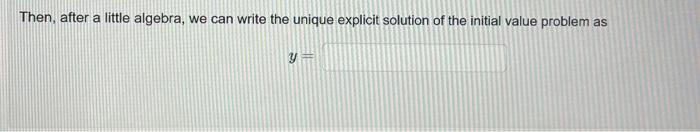 1 Point In Case An Equation Is In The Form Y F Ax By C I E The Rhs Is A Linear Function Of A And Y We Will Use 2