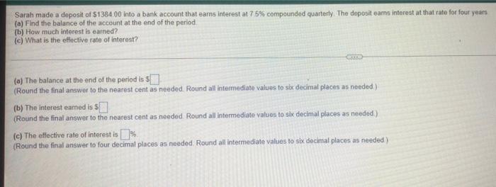 How Long Will It Take 1298 00 To Accumulate To 1423 00 At 3 Pa Compounded Semi Annually State Your Answer In Years A 9