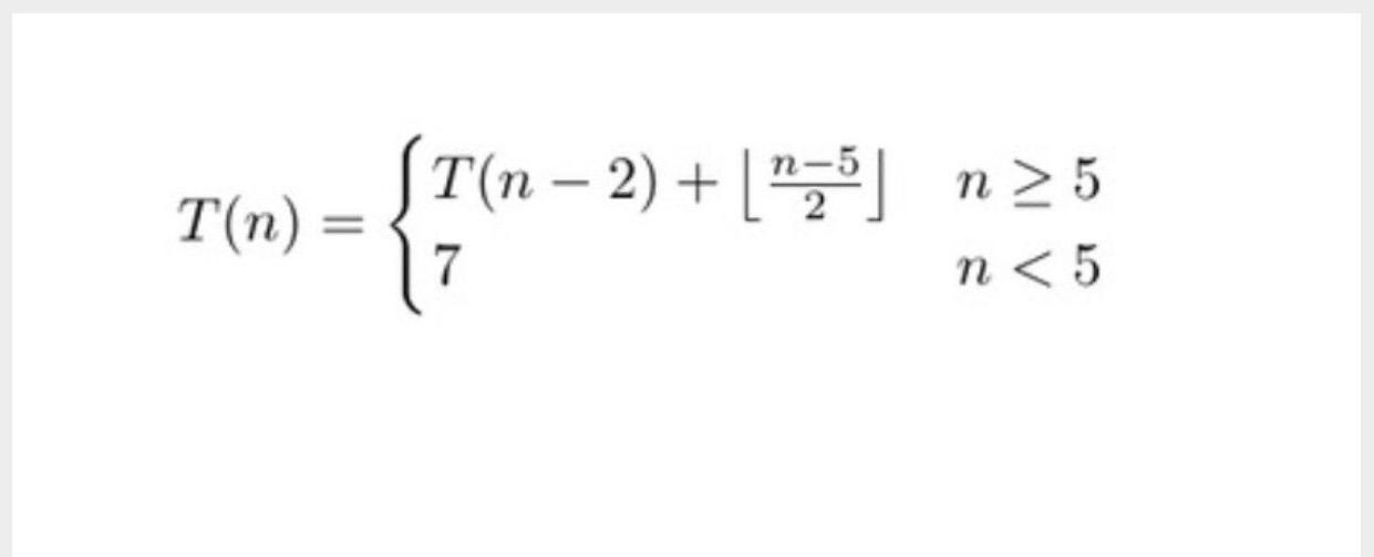 Work Out An Exact Formula For The Following Recurrence And Prove That The Formula Is Correct Using Induction Hint You 1
