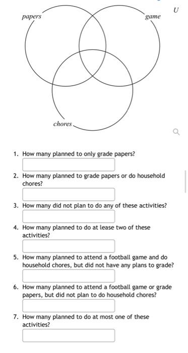 Papers Chores 1 How Many Planned To Only Grade Papers Game 2 How Many Planned To Grade Papers Or Do Household Chores 1