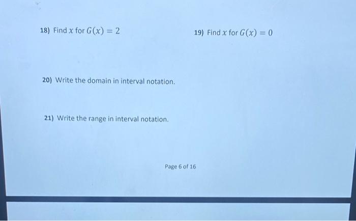 Use The Graph Of Y G X To Find The Function Values Section 16 2 9 15 Find G 2 8 7 6 5 4 2 3 4 5 2