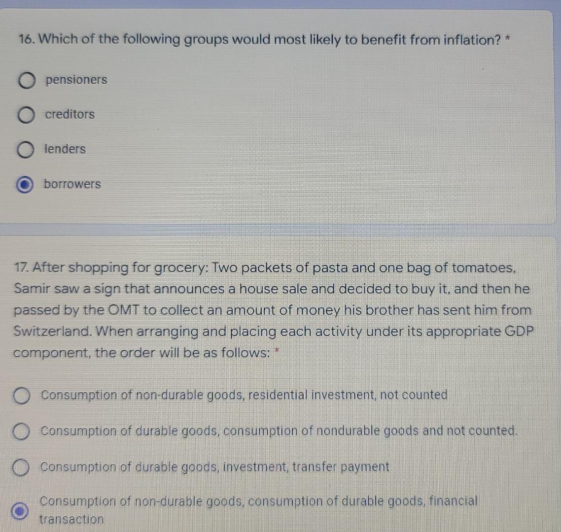 15 Assume That An Economy Produces Only Two Goods Computers And Gasoline The Quantity And Price Of Each Are Given In 2