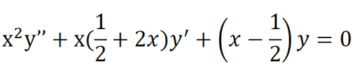 Using Frobenius Method Find The Series Solution Of 1