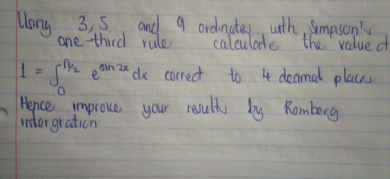 Please Show All Your Working Clearly If Possible Explain Your Steps 1