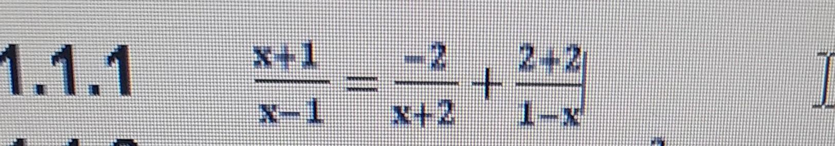 Solve The Following Equation 1