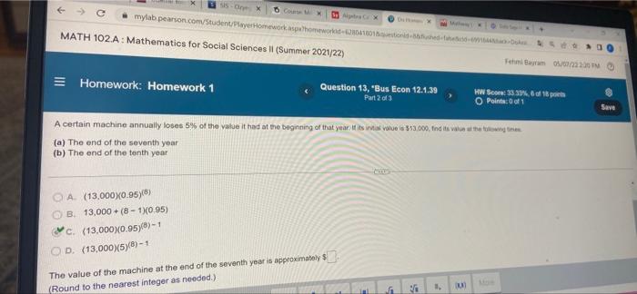 Algebra Cx Mylab Pearson Com Student Playerhomework Aspx Homeworkid 6280418018questionid 8 Hed Faed 6991644 Dok Homewo 1