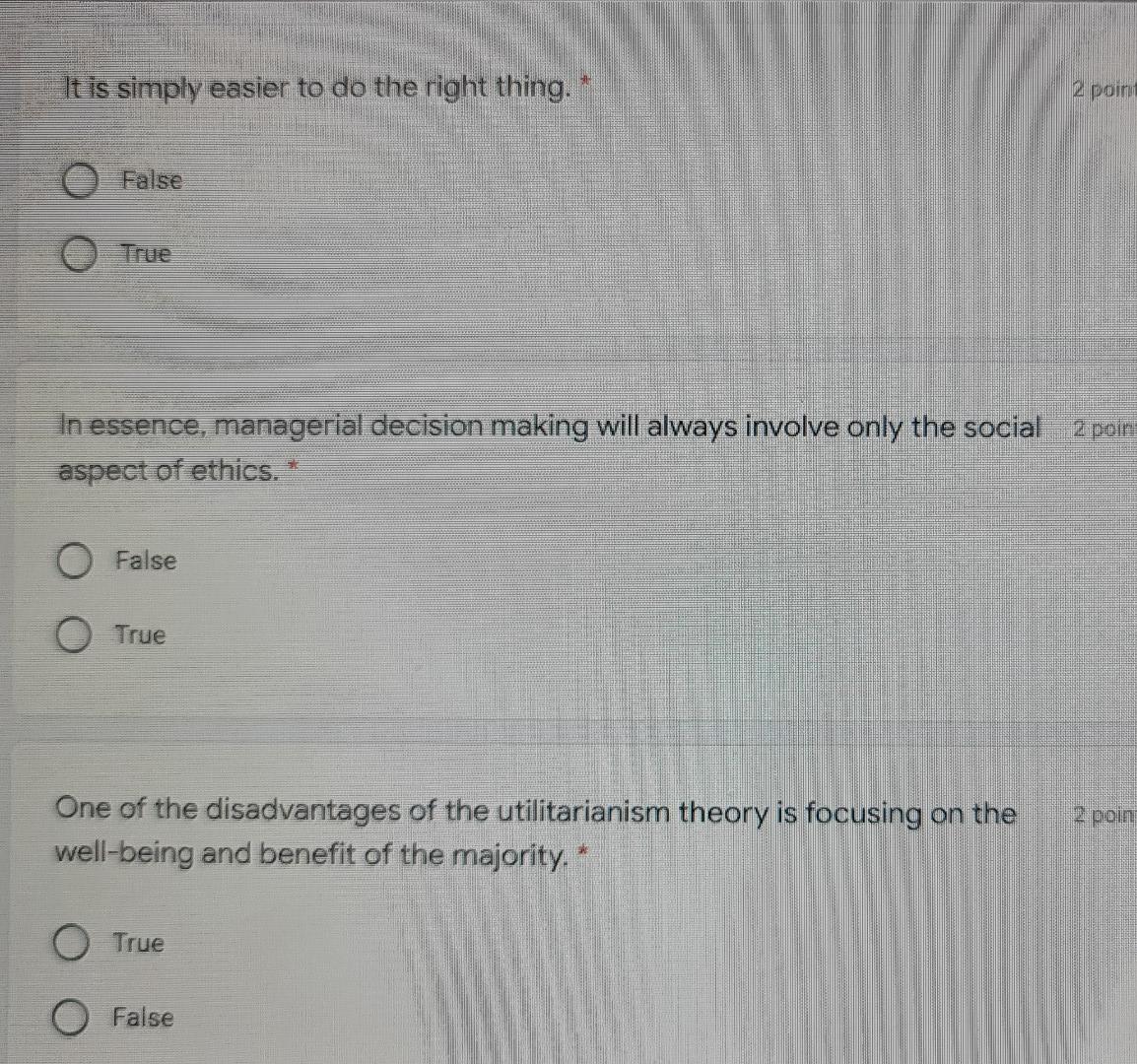 Trying Unapproved Medicine On People To Study Their Effect Is An Example 2 Points Of Application Of Utilitarianism O Fa 3